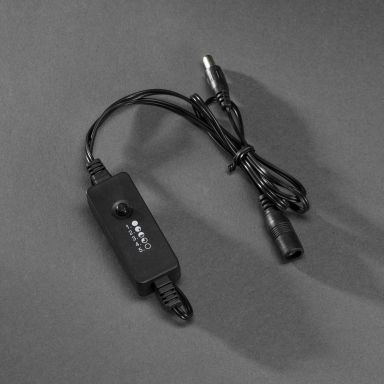 Konstsmide 3668-017 Dimmer 5 steg, transparent kabel