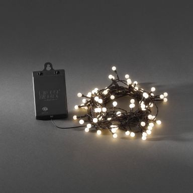 Konstsmide 3741-100 Ljusslinga sensor, timer, varmvit