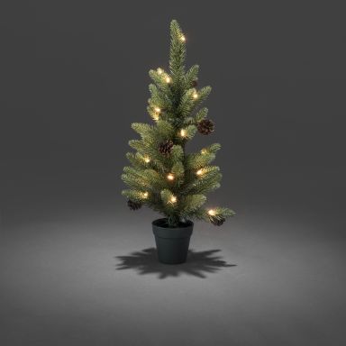 Konstsmide 3781-100 Julgran 60 cm, varmvita