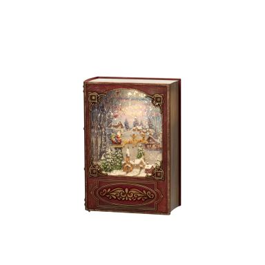 Konstsmide 4272-550 Lykta vattenfylld, röd bok