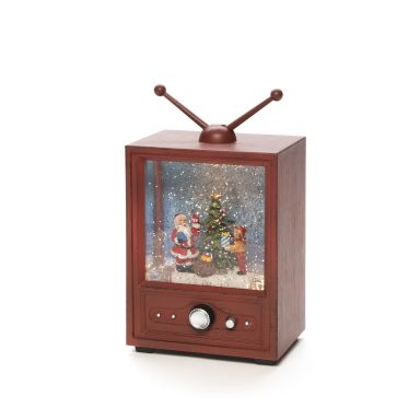 Konstsmide 4372-000 Lykta vattenfylld, TV, pojke och gran