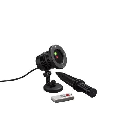 Konstsmide 4531-590 Laserlampa röd och grön LED