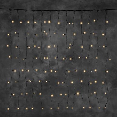 Konstsmide 4814-807 Ljusslinga gardin, 104 amber LED