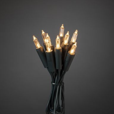 Konstsmide 6304-100 Ljusslinga varmvita LED, grön kabel