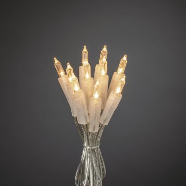 Konstsmide 6304-103 Ljusslinga varmvita LED, transparent kabel