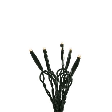 Konstsmide 6554-870 Ljusslinga amber, LED, app, mörkgrön kabel