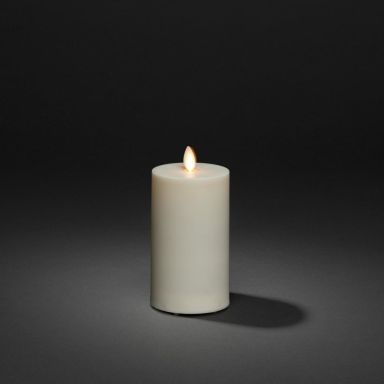 Konstsmide 1635-115 Blockljus gräddvit, varmvit, LED