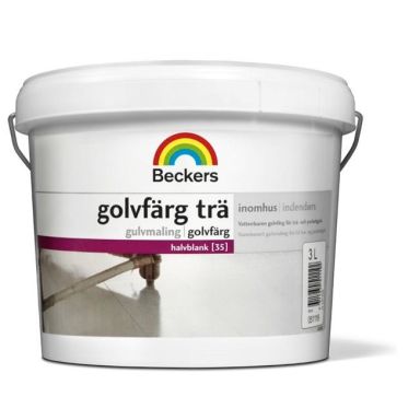 Beckers Trä Golvfärg halvblank