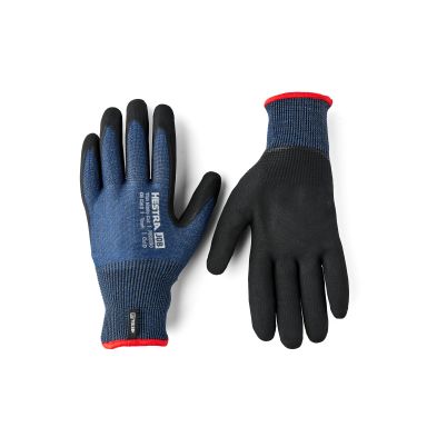 Hestra Pro Thin Nitrile Cut Monteringshanske blå/svart