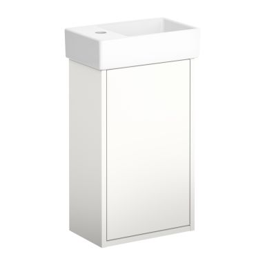 Gustavsberg Artic Small GB71ACVC34TMSWR Alakaappi valkoinen/mattavalkoinen, 36 cm, allas oikealla