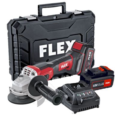Flex 0 0-EC L FLEX Vinkelslip med batteri och laddare
