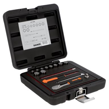 Bahco A6716DM Pipenøkkelsett 1/4&quot, 15 deler