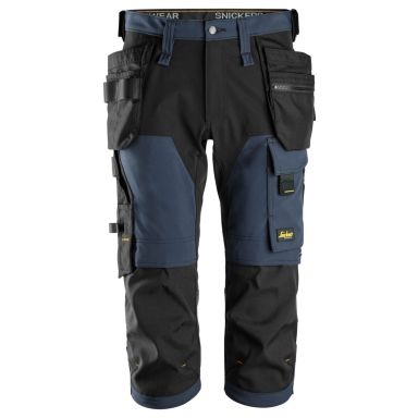 Snickers Workwear 6178 Piraattihousut laivastonsininen/musta