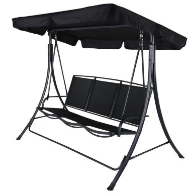 Venture Home 1016-408 Hammock 3-sitsig, svart