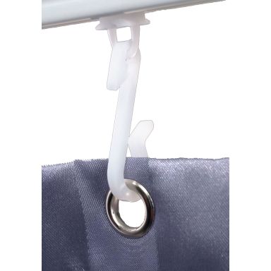Arrow 30611 Duschdraperikrok för upphängning på skena, 12-pack