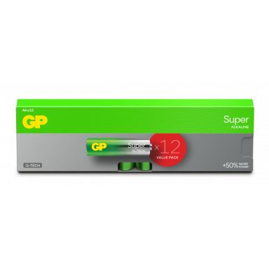 GP Batteries Super Alkaline 15A/LR6 Alkaliparisto AA, 12 kpl