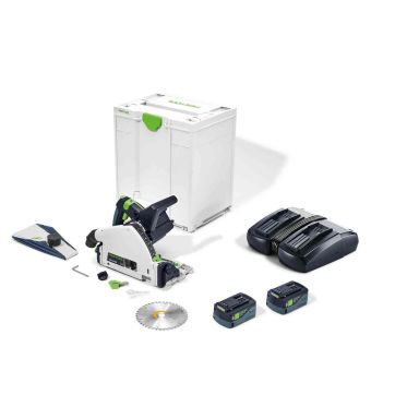 Festool 18 V TSC 55 5,0 KEBI-Plus/XL Sänksåg med batteri och laddare