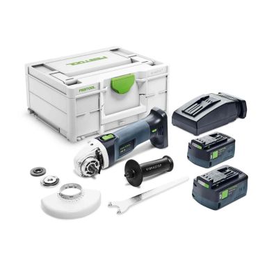 Festool AGC 18-125 5,0 EBI-Plus Vinkelslip med batteri och laddare