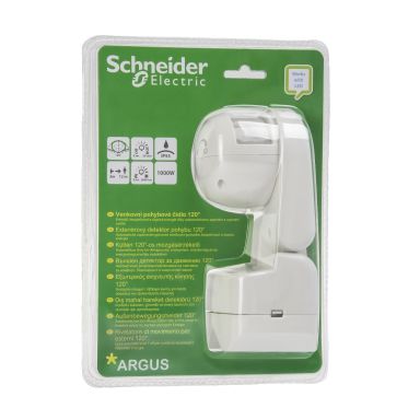 Schneider Electric CCTR1PA04 Rörelsevakt 120°, väggmontage