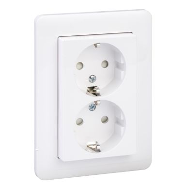 Schneider Electric WDE008287 Vegguttak 2-veis
