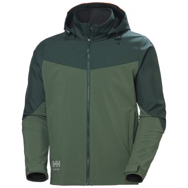 Helly Hansen Workwear Oxford 74290-474 Softshelljacka mörkgrön/grön