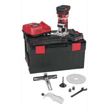 Flex CER18 0 SET FLEX Överhandsfräs med batteri och laddare