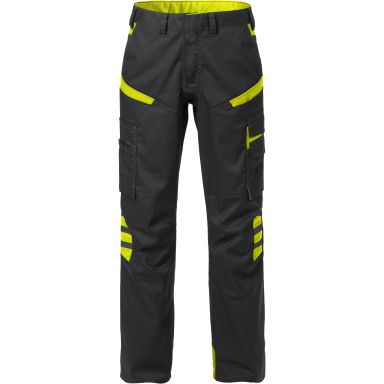 Fristads 129483-982 Työhousut musta/keltainen