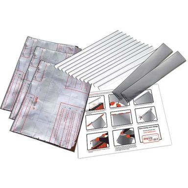 Radflek RAD-3SP Radiatorreflektor 3-pack