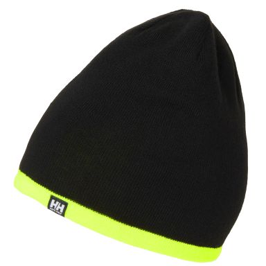 Helly Hansen Workwear Classic 79883_990-STD Mössa vändbar, svart/gul