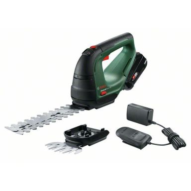 Bosch DIY 600857000 Akkuruohosakset akun ja laturin kanssa