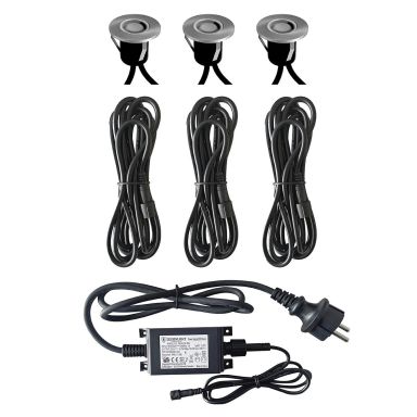 Designlight DECKY Decklight startpaket, 3-pack