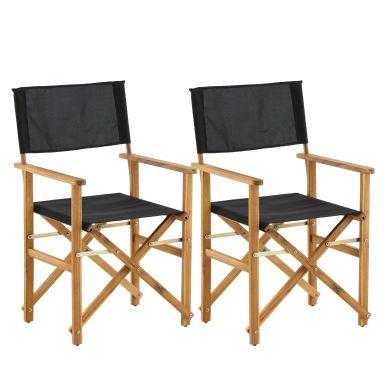 Venture Home Marion 2071-076 Karmstol 2-pack, natur/svart