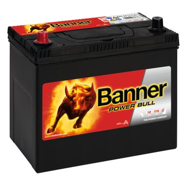 Banner Power Bull P4524M Startbatteri 12V, 45 Ah