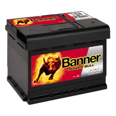 Banner Power Bull P6009M Startbatteri 12V, 60 Ah
