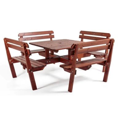 Eden Wood Quattro EW 0944-6P Picknickbord