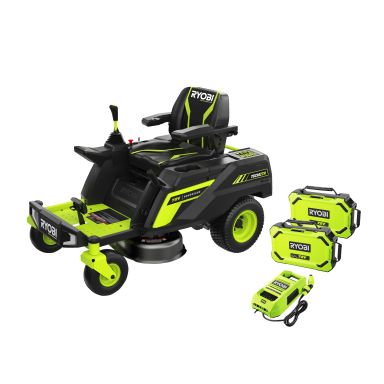 Ryobi MAX POWER RY72ZTRX76-210 Åkgräsklippare med batteri och laddare