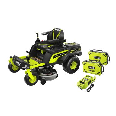 Ryobi MAX POWER RY72ZTRX107-210 Åkgräsklippare med batteri och laddare