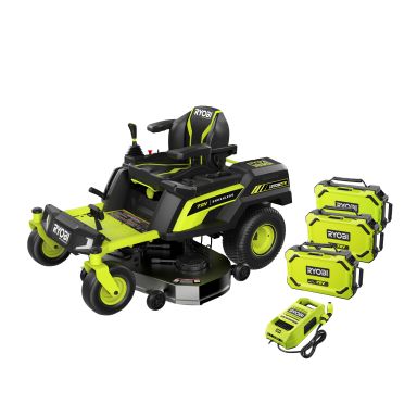 Ryobi MAX POWER RY72ZTRX137-310 Åkgräsklippare 72V, med laddare