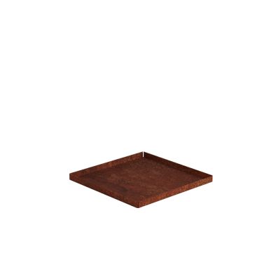 Jabo Odla 44691 Bottenplatta för blomkruka Odla, 35x35 cm, corten