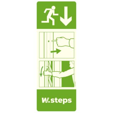W.steps WURS IS-ST Instruktionsskylt