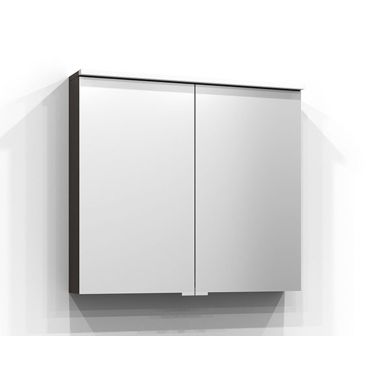 Svedbergs Sarek 80 Brun Ask Spegelskåp 80 cm, glasfront