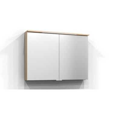 Svedbergs Skuru 100 Pur Ek Spegelskåp 100 cm, LED-belysning