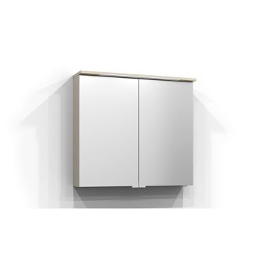 Svedbergs Skuru 80 Sand Spegelskåp 80 cm, LED-belysning