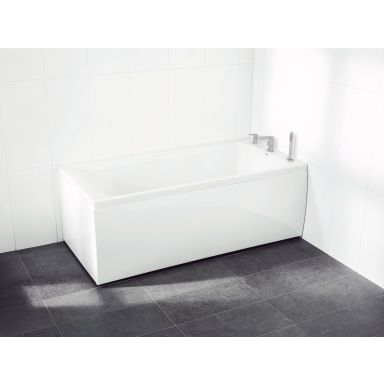 Svedbergs Kalix Z160G-3 Bathtub 160x75 cm, med gavl og tap