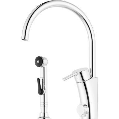 Mora MMIX II 332166 Köksblandare diskmaskinavstängning, sidohanddusch