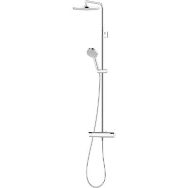 Mora MMIX II 334035 Takdusjsett med justerbart veggfeste, 40 c/c, krom