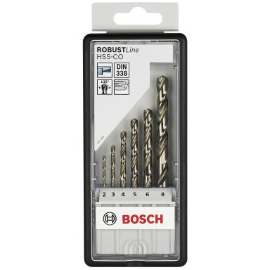 Bosch 2607019924 Borrsats 6 delar