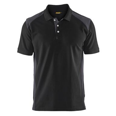 Blåkläder 3324-1050 Poloskjorte svart/mellangrå