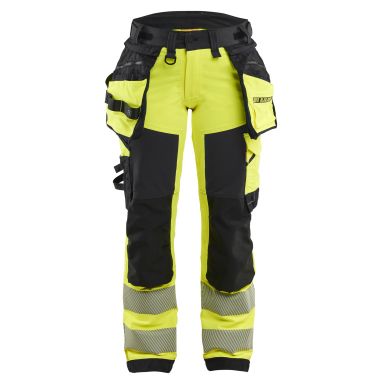 Blåkläder 702216483399C38 Arbeidsbukse varsel, gul/svart