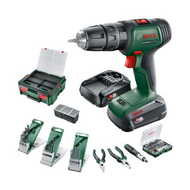 Bosch 18V 1,5/2,5A 46 AC Slagborrmaskin med batteri och laddare